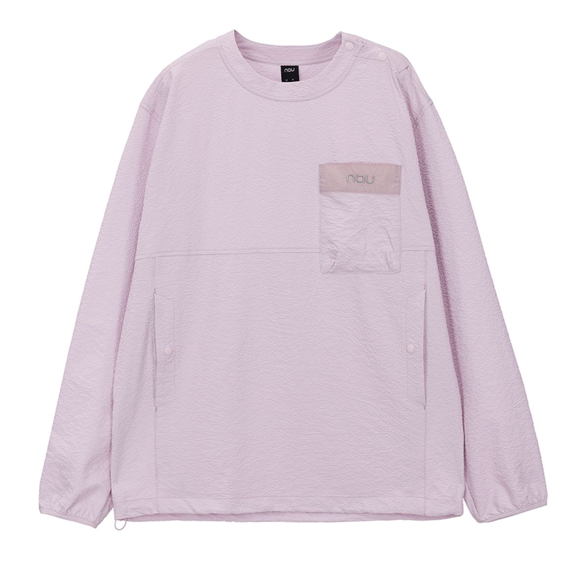 나우(nau) 시어서커 맨투맨 2 Light Pink