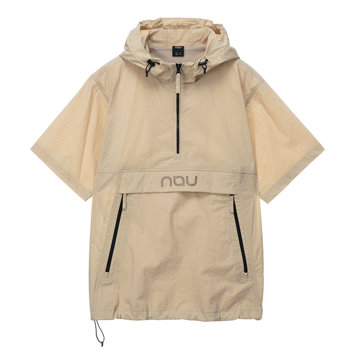 나우(nau) 썸머 액트 반팔 아노락 Beige