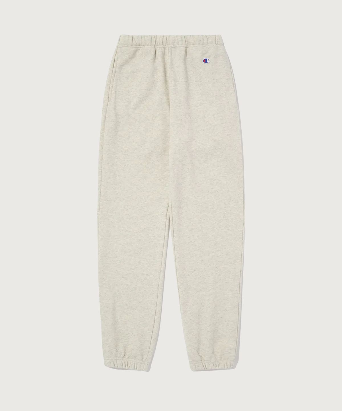 챔피온(CHAMPION) C로고 프렌치테리 밴딩 조거팬츠 Cream