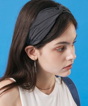 [반다나 ver.] 바스락 방수 기능성 머리띠 [블랙]