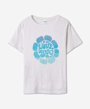 클래식 러브 버그 반소매 티셔츠 - 빈티지 화이트 / 02402WCGT238VTWH