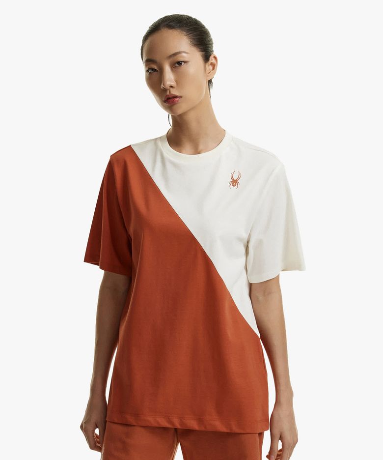 공용 컬러 블록 티셔츠 SPHMCNRS302UDRD