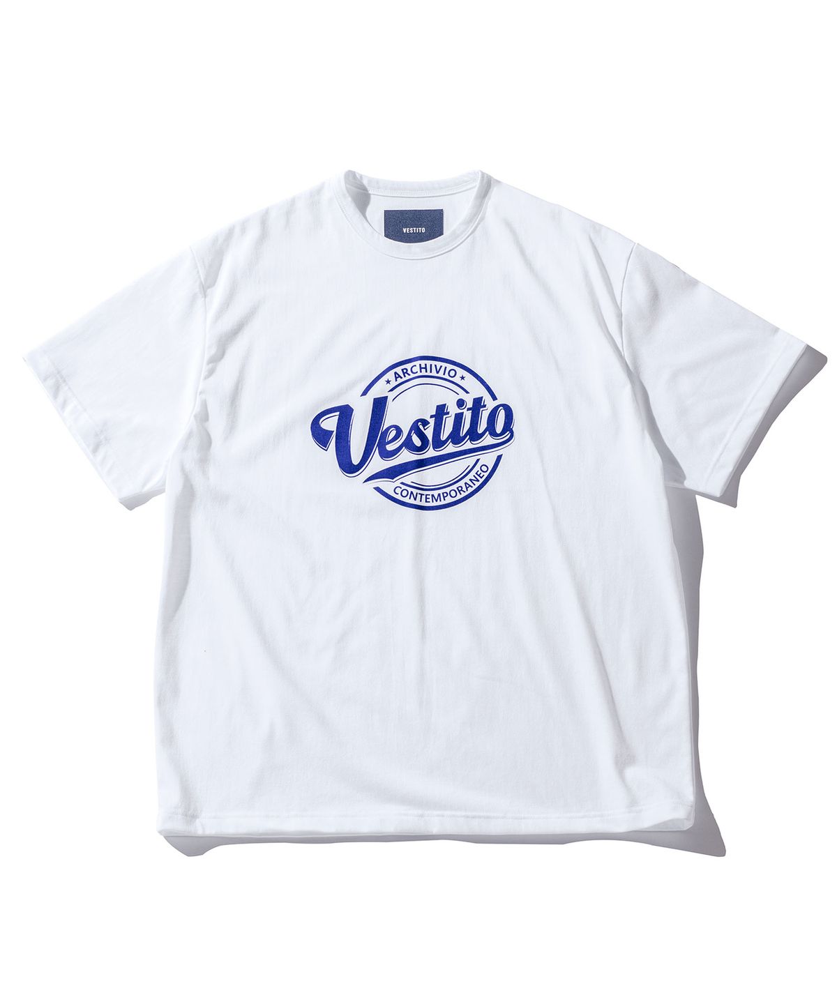 베스띠또(VESTITO) 바씨티 로고 화이트 티셔츠
