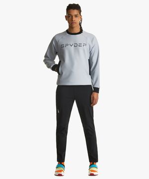 남성 액티브 라이프 스탠드 넥 세트 팬츠 SPGFCNFP111MBLK