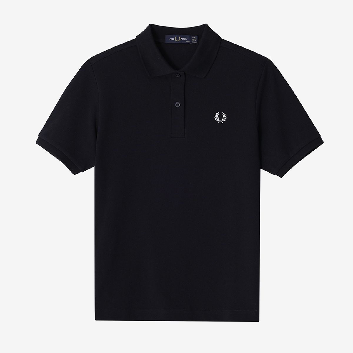 프레드페리(FRED PERRY) [G6000] 여성 플레인 프레드페리 셔츠 - 네이비/화이트 G6000-608
