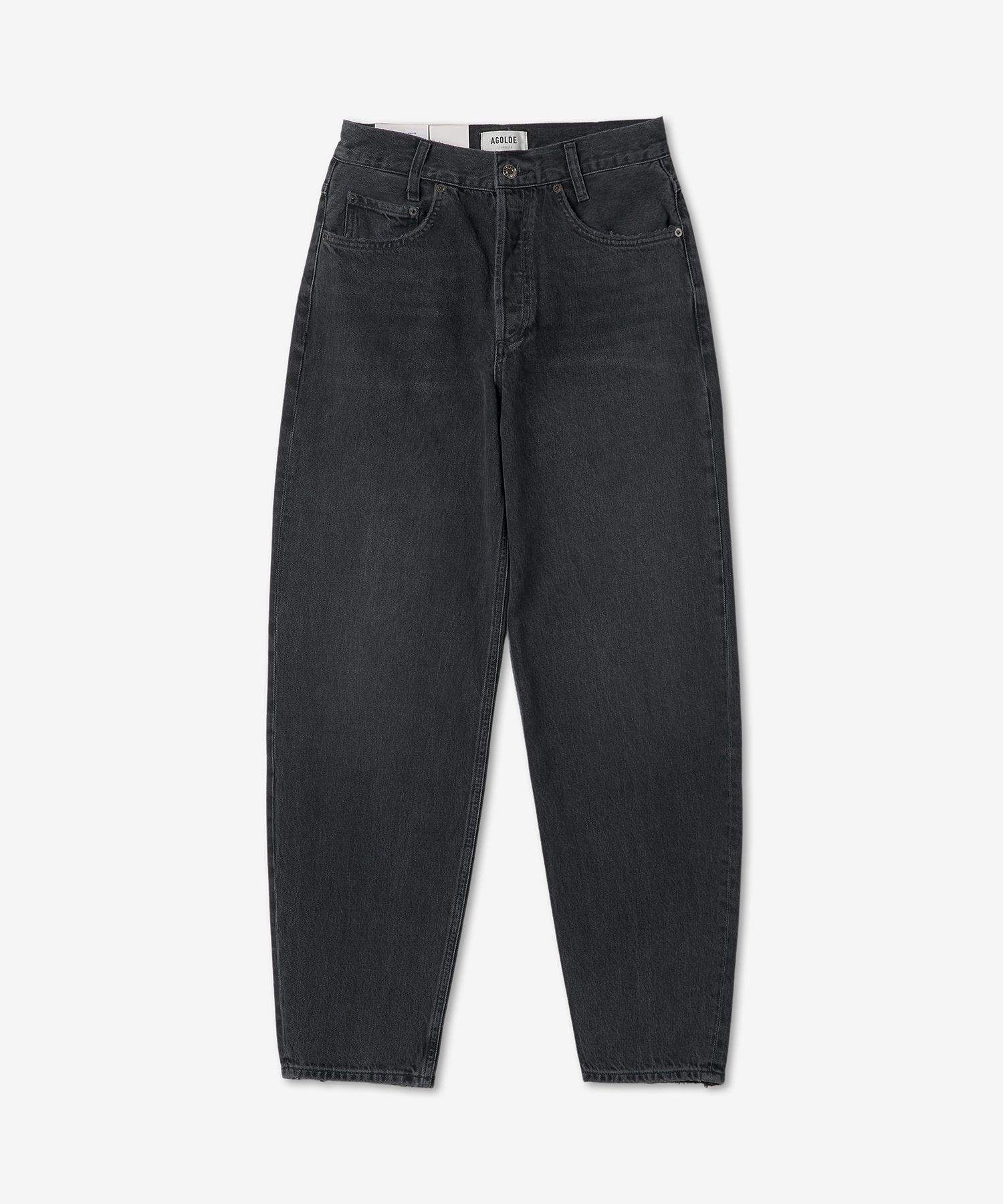 デニム・ジーパン AGOLDE Women Denim Pants A9230 1559BTW Black MUSINSA | AGOLDE Tapered High Rise Exhaust Denim Pants