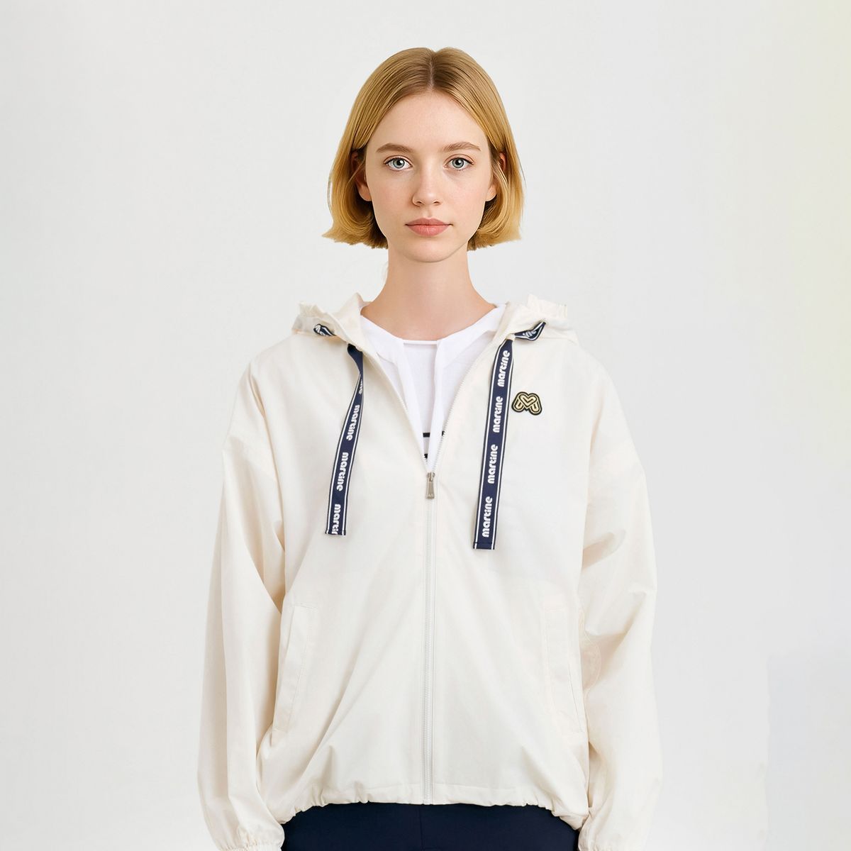 마틴골프(MARTINE GOLF) Hoody Windbreaker_Ivory