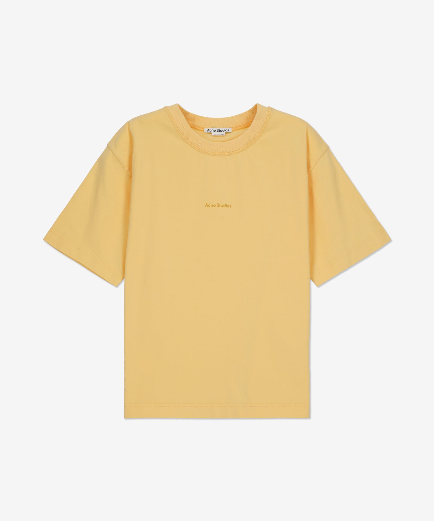 MUSINSA公式 | ACNE STUDIOS ロゴ 半袖Tシャツ - ライトオレンジ