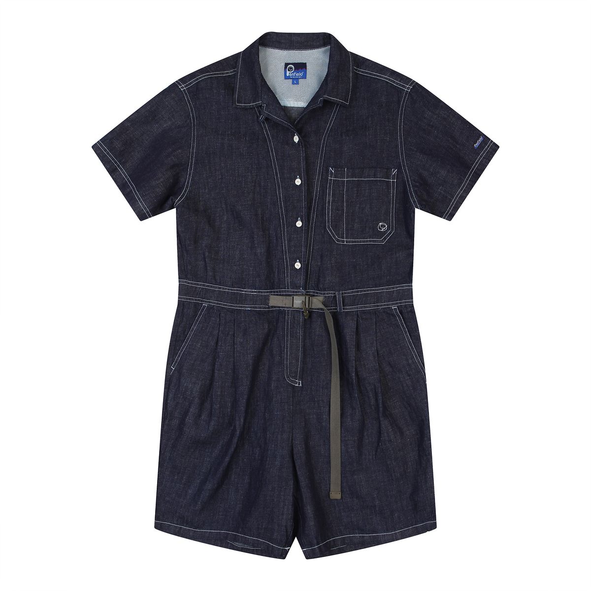 펜필드(PENFIELD) [P X JAMESON] W HALF COVERALL INDIGO_FP2WP50F