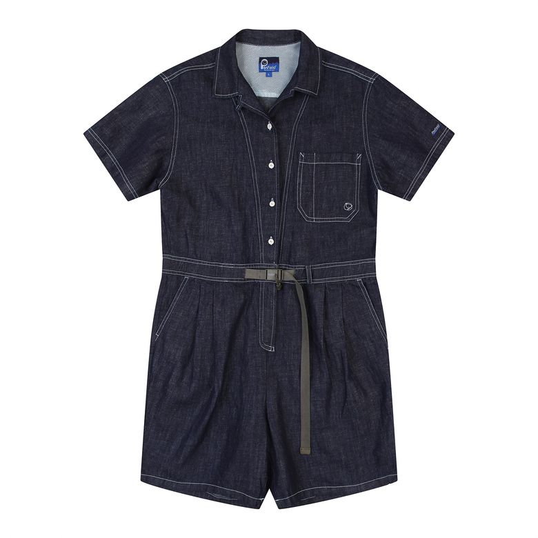 [P X JAMESON] W HALF COVERALL INDIGO_FP2WP50F