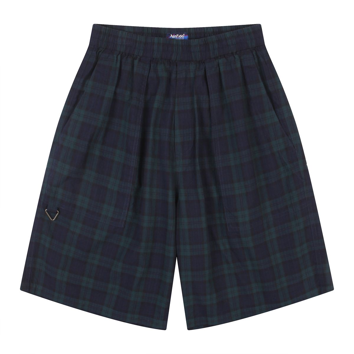 펜필드(PENFIELD) [P X JAMESON] CHECK SET-UP HALF PANTS DARK GREEN_FP2WP60U
