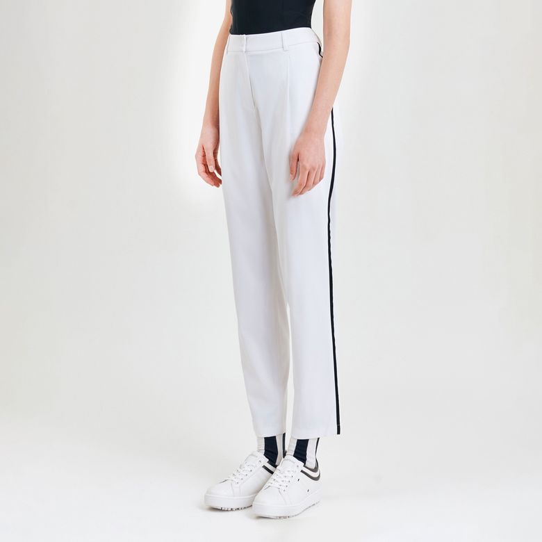 Side Line Point Golf Pants_White