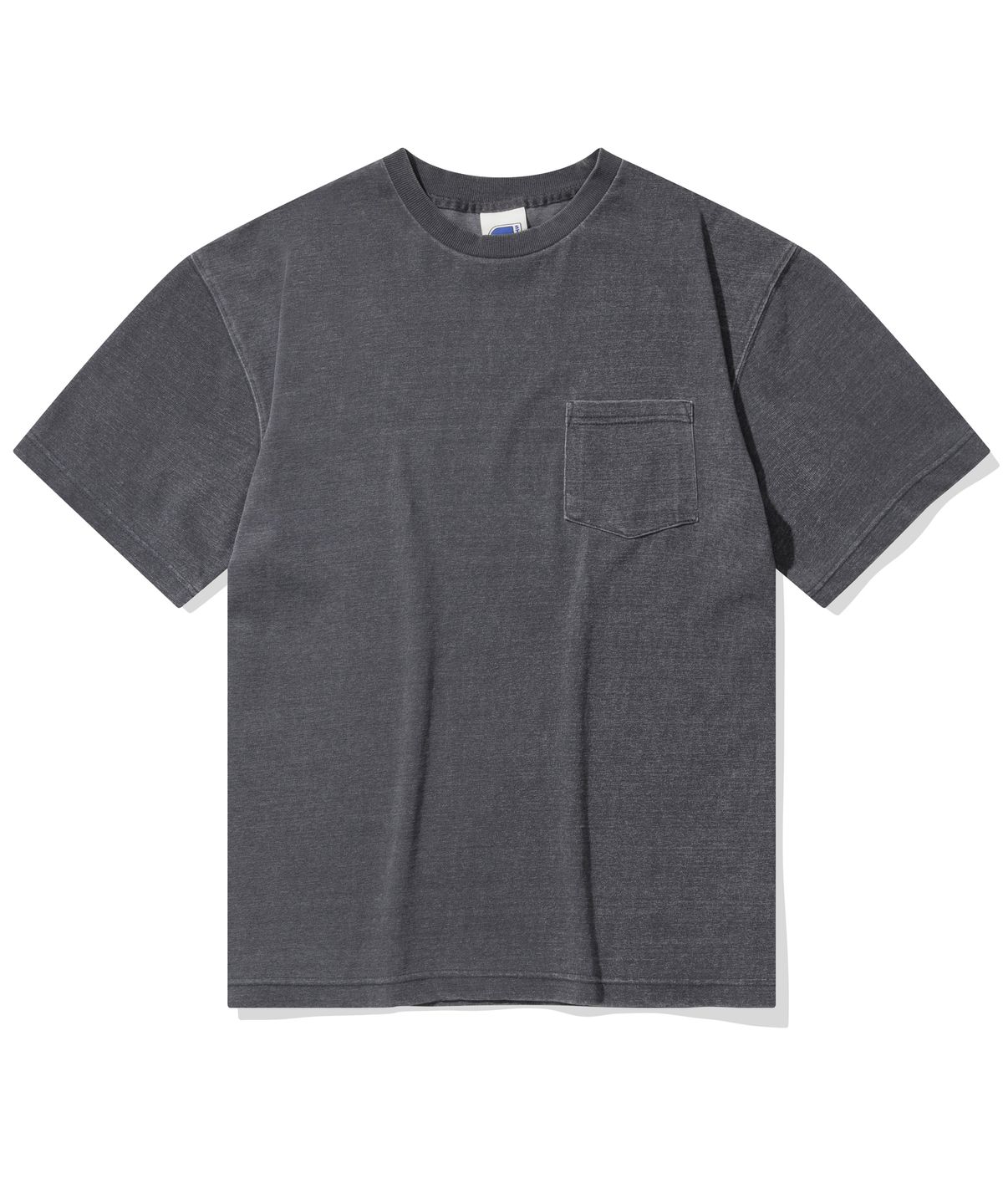 시티스트리트(CITY STREET) VINTAGE WASHED POCKET TEE - CHARCOAL