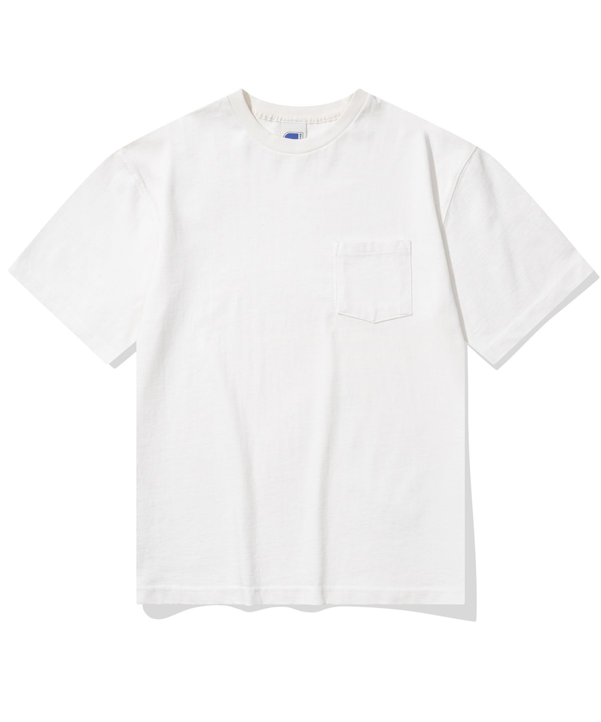 시티스트리트(CITY STREET) VINTAGE WASHED POCKET TEE - OFF WHITE
