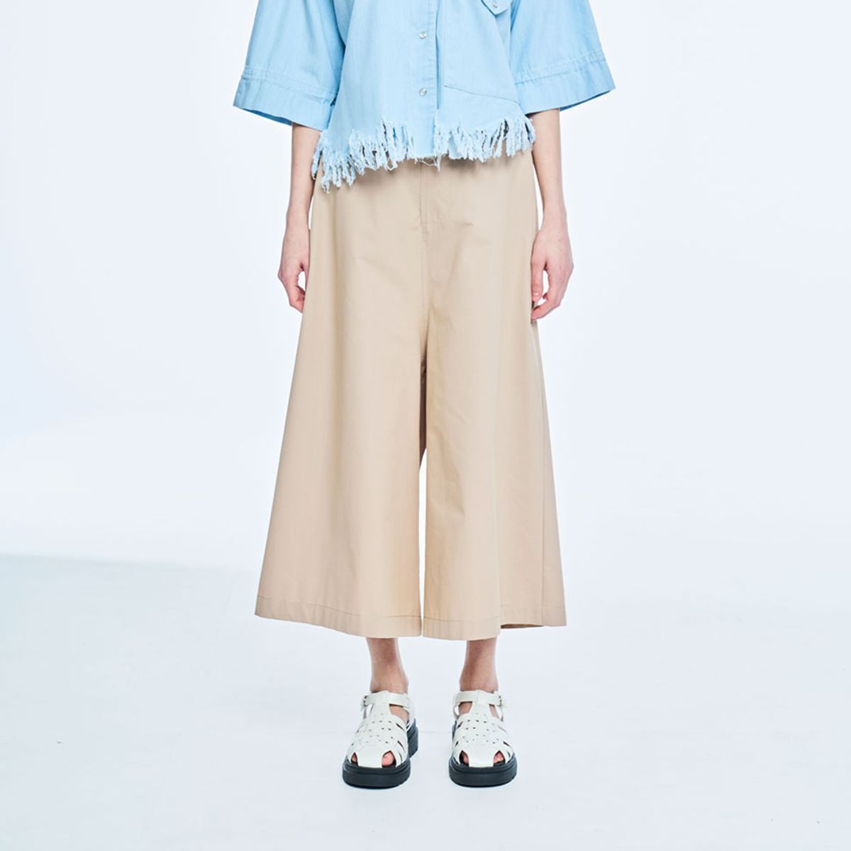 퍼블리카엑스(PUBLICKA X) MIRANDA WIDE PANTS BEIGE