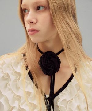 로즈 볼로 타이_블랙