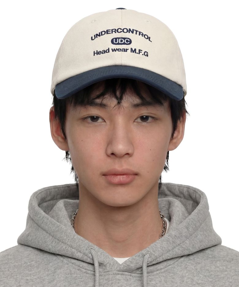 사계절 코튼 배색 로고 소프트탑 볼캡 남녀공용 야구모자 COLLEGE CREW / AUTHENTIC B B / NAVY