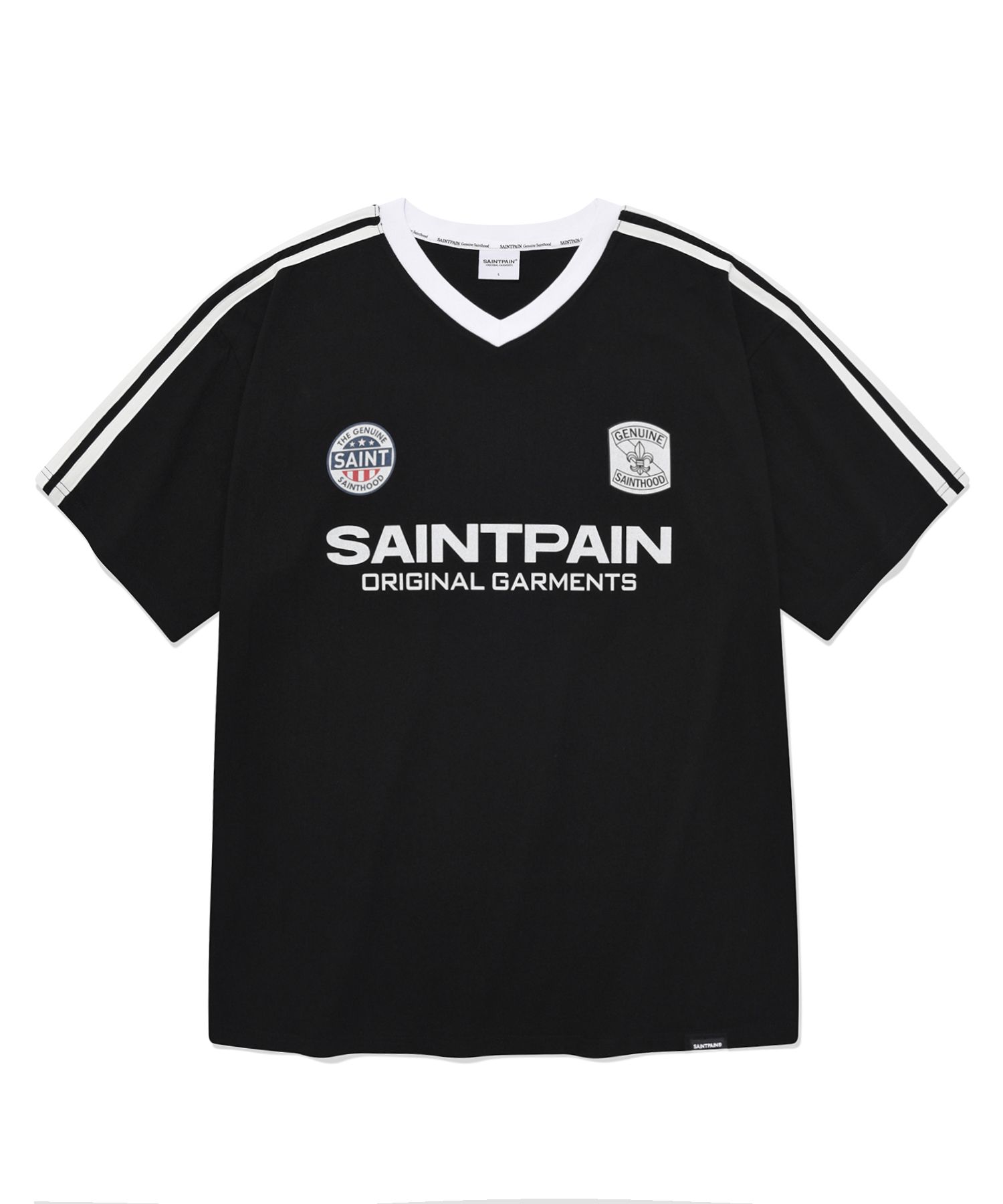 日本未入荷SAINTPAINのSP SAINT CLUB V NECK T SHIRTS MUSINSA | SAINTPAIN SP Saint Club V Neck T-Shirt - Black