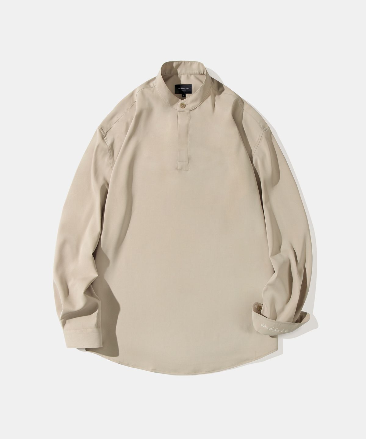 다이아몬드 레이라(DIAMOND LAYLA) Overfit Cool Poly Pullover shirt S58 Beige