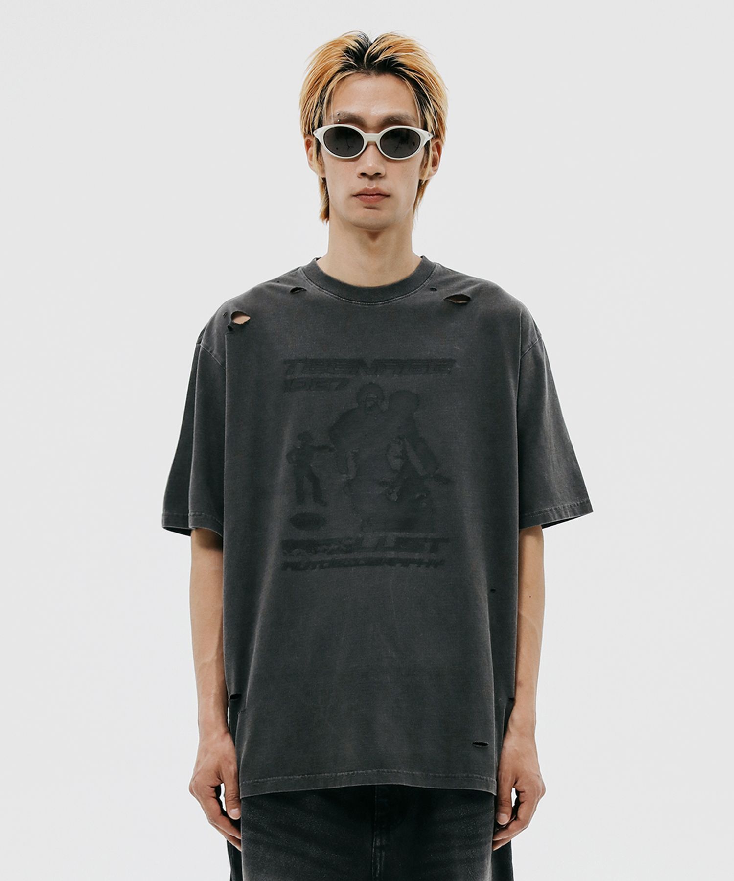 MUSINSA公式 | LARRY CLARK TEENAGE LUST DIS SS PG CHARCOAL