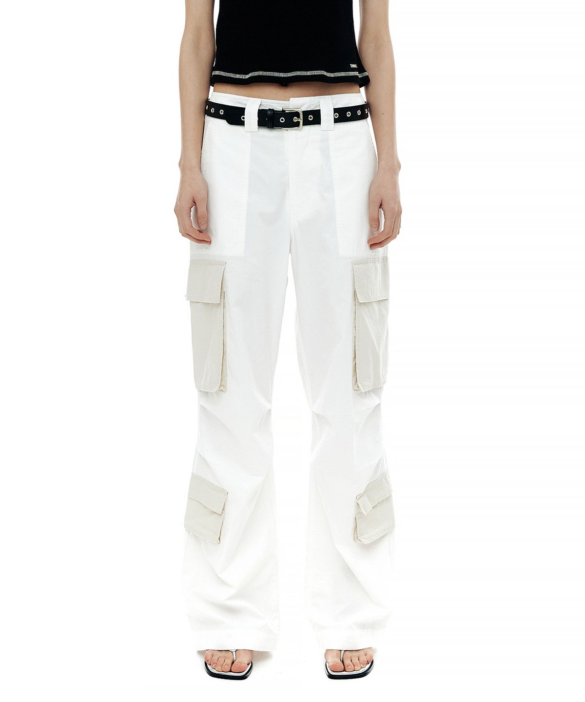 세릭(CERRIC) SOLID MULTI CARGO PANTS / WHITE