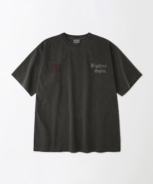 MIL SERIES TEE(FIGHTER SQDN)_PIGMENT CHARCOAL