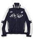 Tribal Logo Nylon Racing Jacket - Navy