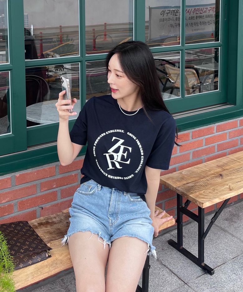 [2컬러] 앤드리스 로고 반팔 티셔츠