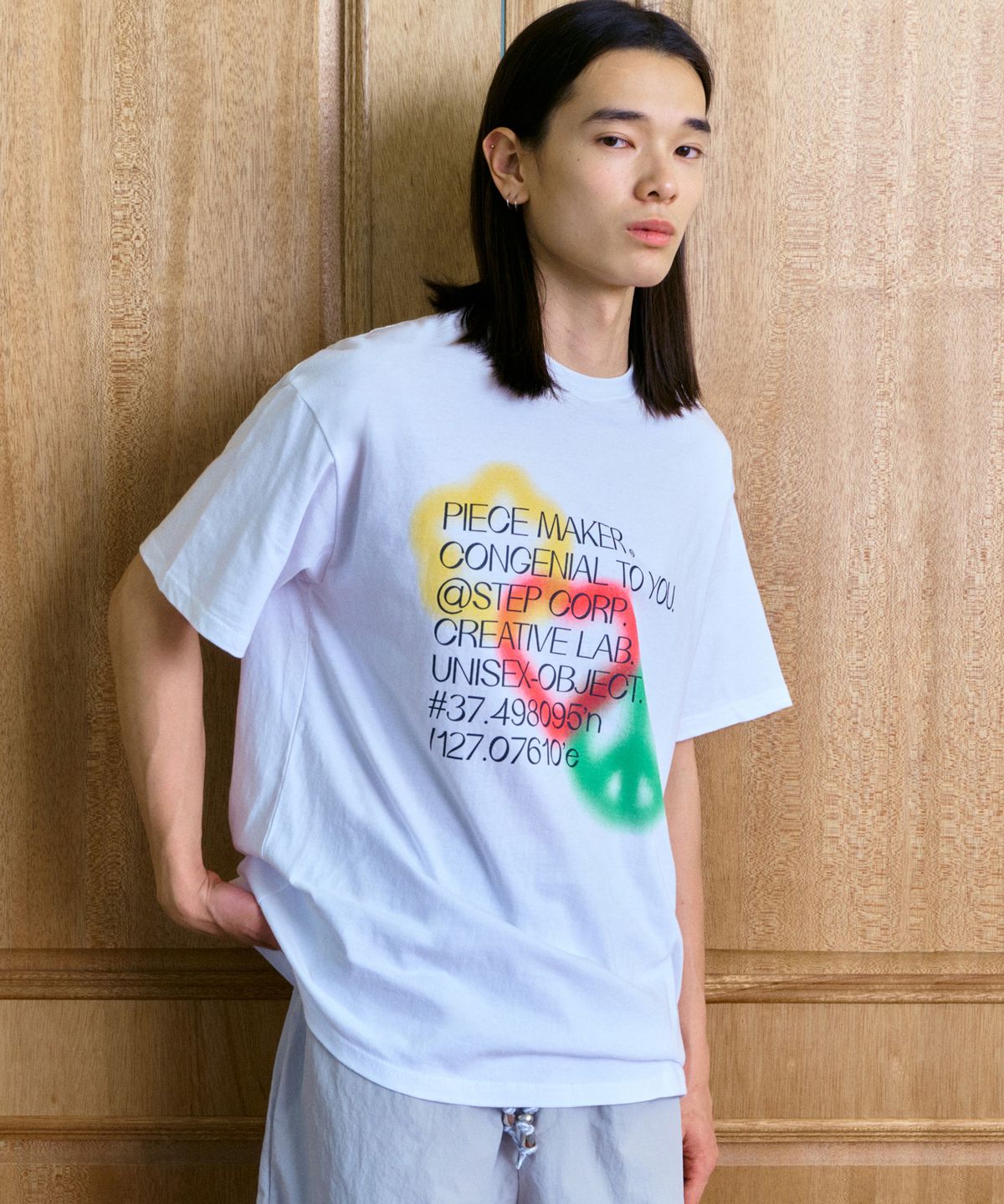 피스메이커(PIECE MAKER) PIECE LOVE PEACE TEE (WHITE)