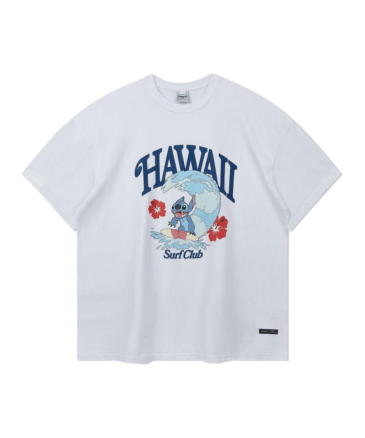 크리틱(CRITIC) Stitch Wave T-Shirts White