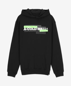 그리드 로고 후드 - 블랙 / ACWMW104BLACK