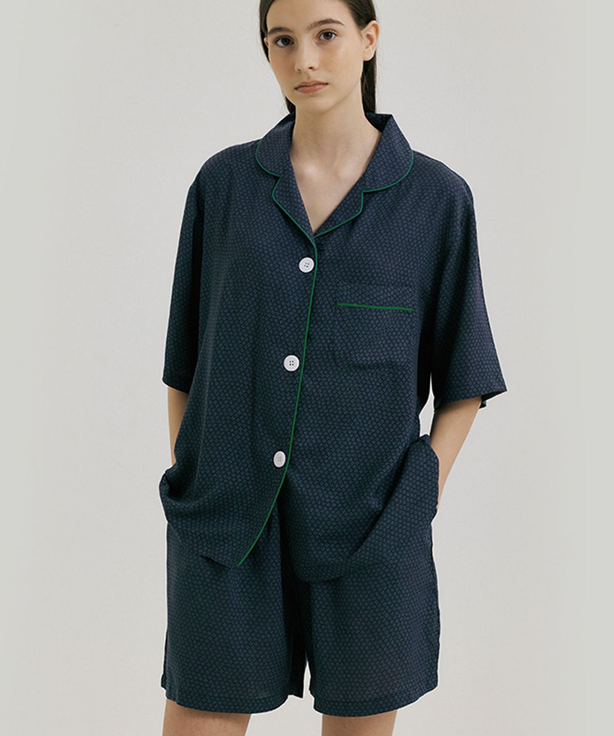 조스라운지(JO'S LOUNGE) [모달100] (w) Evergreen Short Pajama Set
