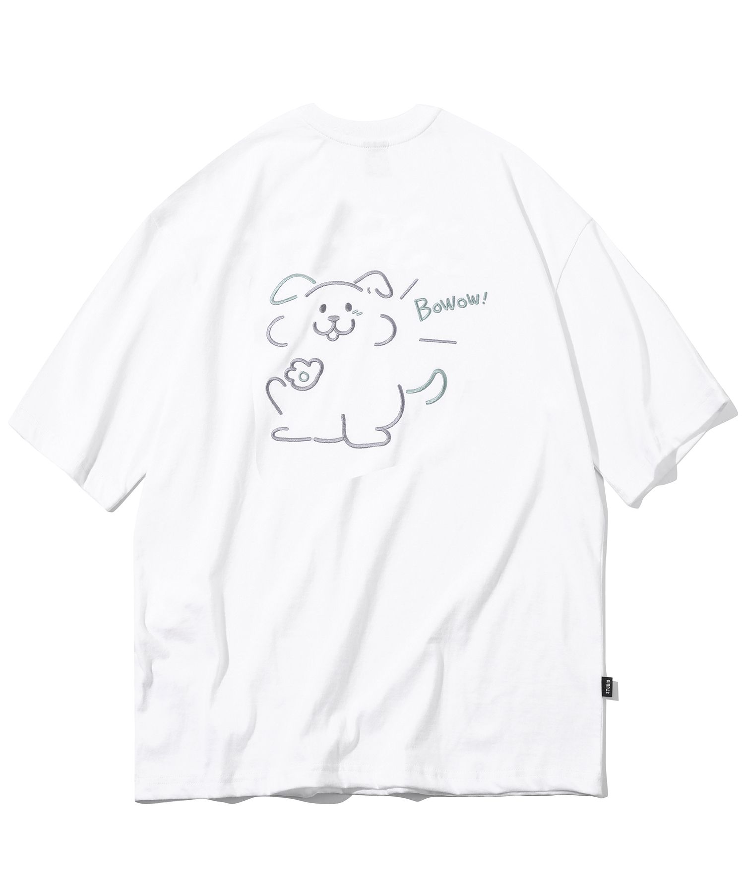 【CPGN STUDIO】Bow Wow Embroidery Short Sleeve T-shirt CPGN STUDIO】Bow Wow Embroidery Short Sleeve T-shirt
