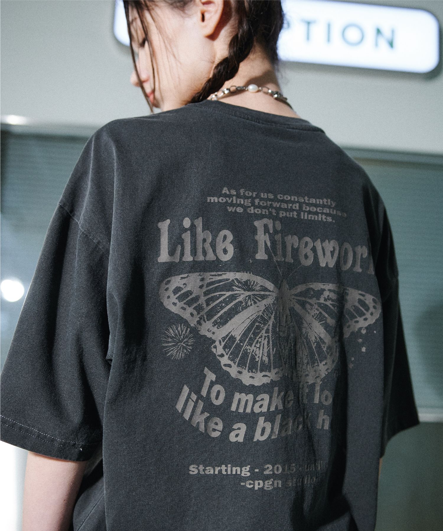 【CPGN STUDIO】Butterfly Pigment Short Sleeve T-shirt MUSINSA | CPGN STUDIO Butterfly Pigment Short Sleeve Tee