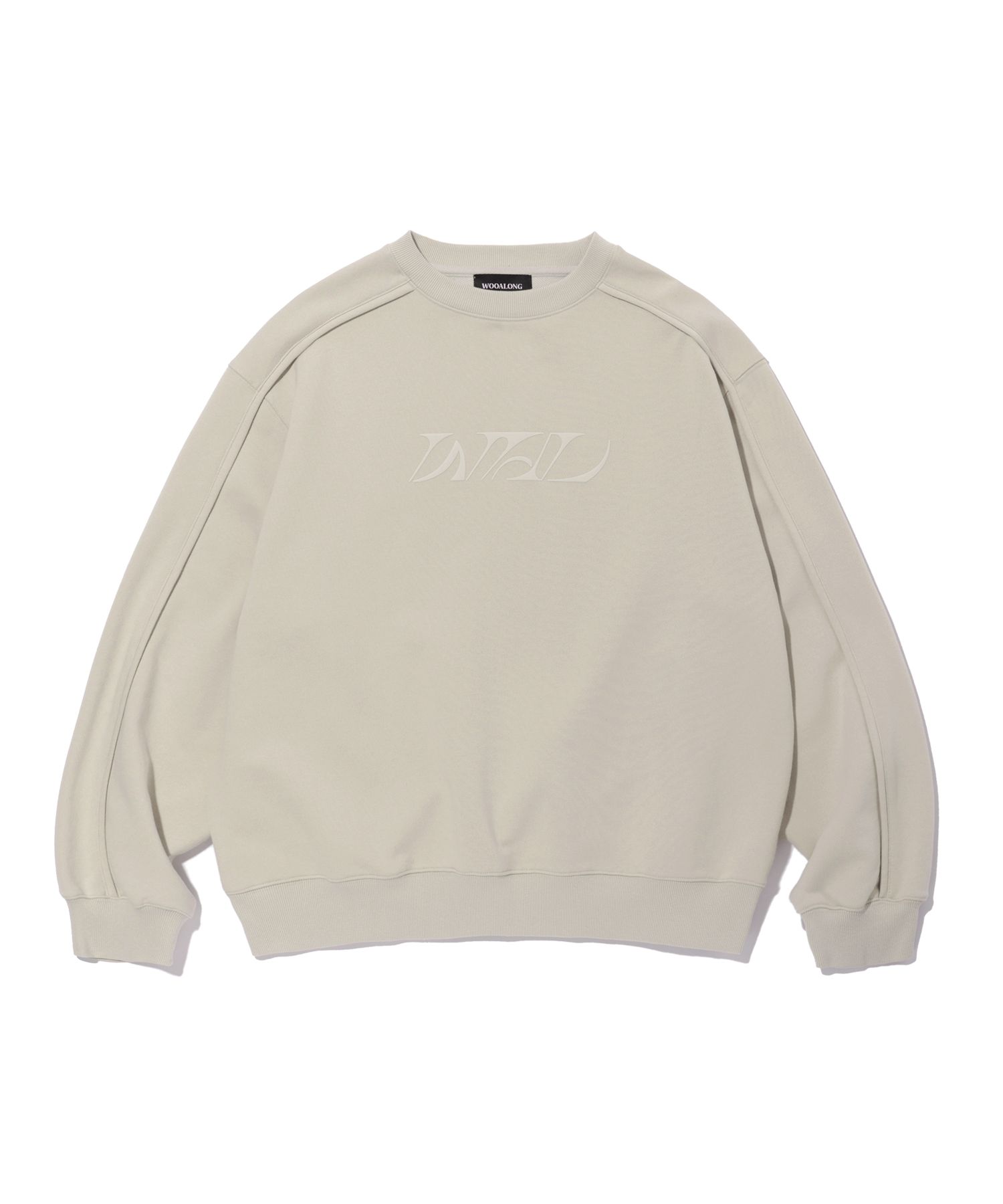 ★送料・関税込★WOOALONG★Slash semi over fit sweatshirt★ ☆送料・関税込☆WOOALONG☆Slash semi over fit sweatshirt☆