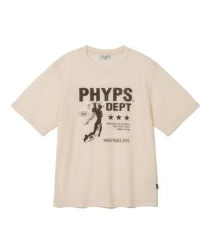 메쉬 베스킷볼 덩크슛 반팔티셔츠 아이보리