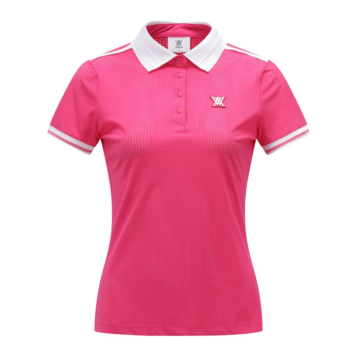 어뉴골프(ANEW GOLF) WOMEN ALL VENTILATION COLLAR SHORT T-SHIRT_HP