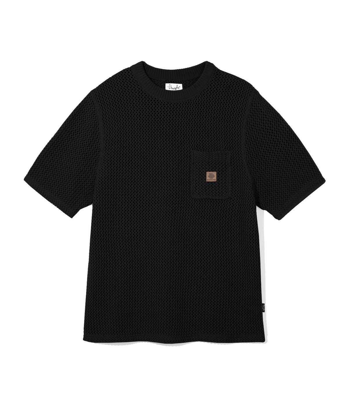 피지컬 디파트먼트(PHYSICAL DEPARTMENT) POCKET MESH KNIT SS BLACK