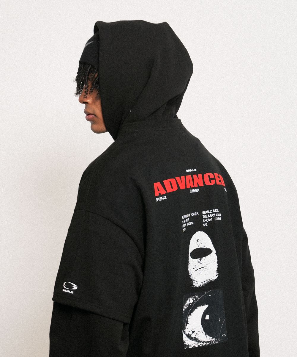 MUSINSA | GRAILZ ADVANCED GRAPHIC T SHIRTS [BLACK]