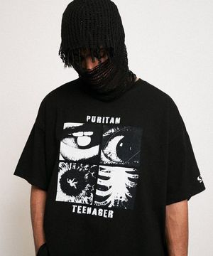 PURITAN TEENAGER T SHIRTS [BLACK]