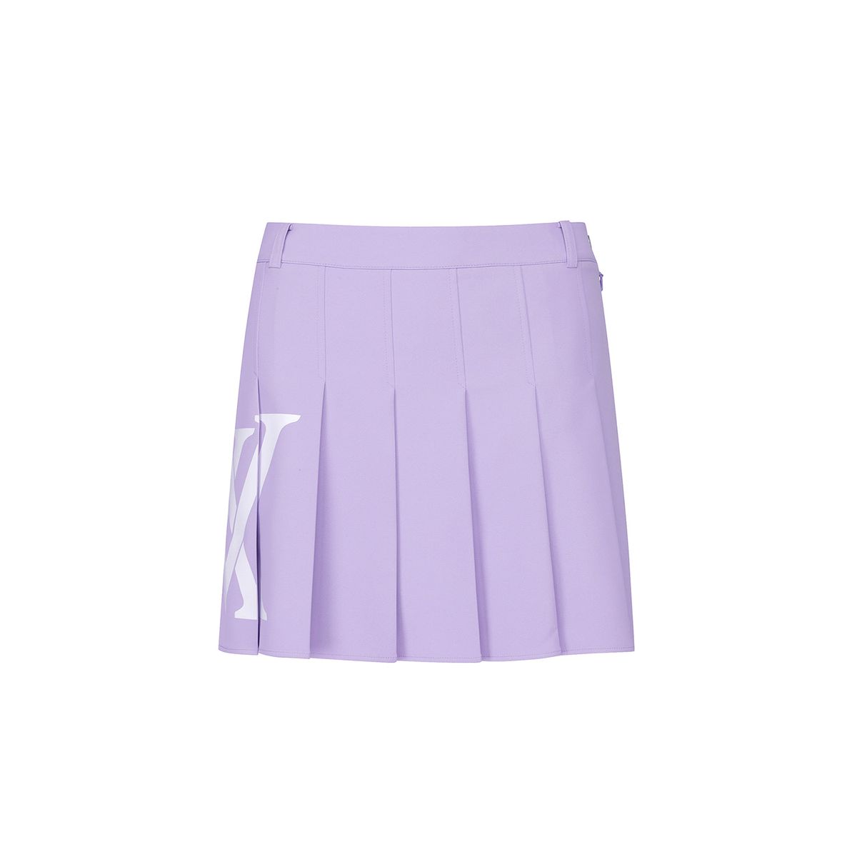 어뉴골프(ANEW GOLF) WOMEN BIGLOGO PLEATS MIDDLE LONG SKIRT_LV