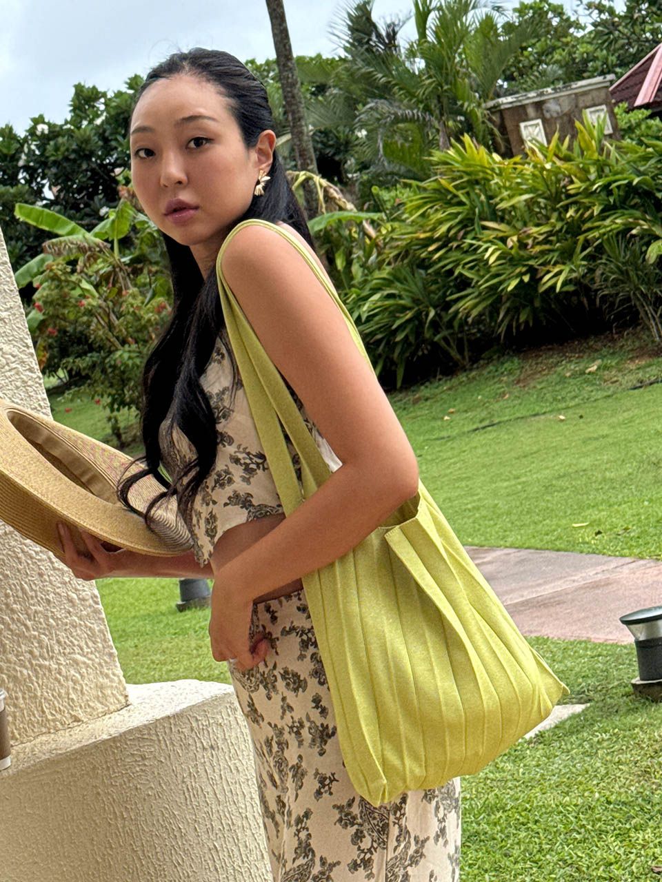 MUSINSA | JOSEPH AND STACEY Lucky Pleats Knit M Starry (ALL)