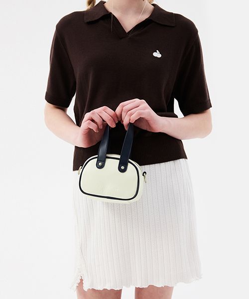 [ KIRSH ]★COLLECTION GRAPHIC MINI BAG MUSINSA | KIRSH Kirsch Pocket 2-Way Mini Bag [Ivory]