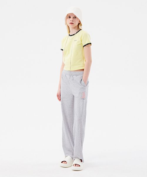 ★2023SS新作★KIRSH★WITTY BUNNY GRAPHIC TRAINING PANTS MUSINSA | KIRSH Witty Bunny Graphic Training Pants [Melange