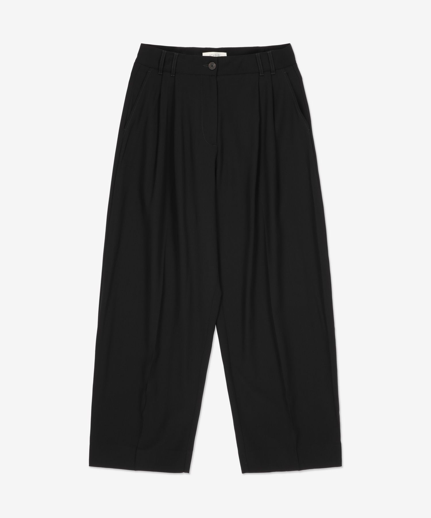 MUSINSA | STUDIO NICHOLSON Double Pleated Curved Volume