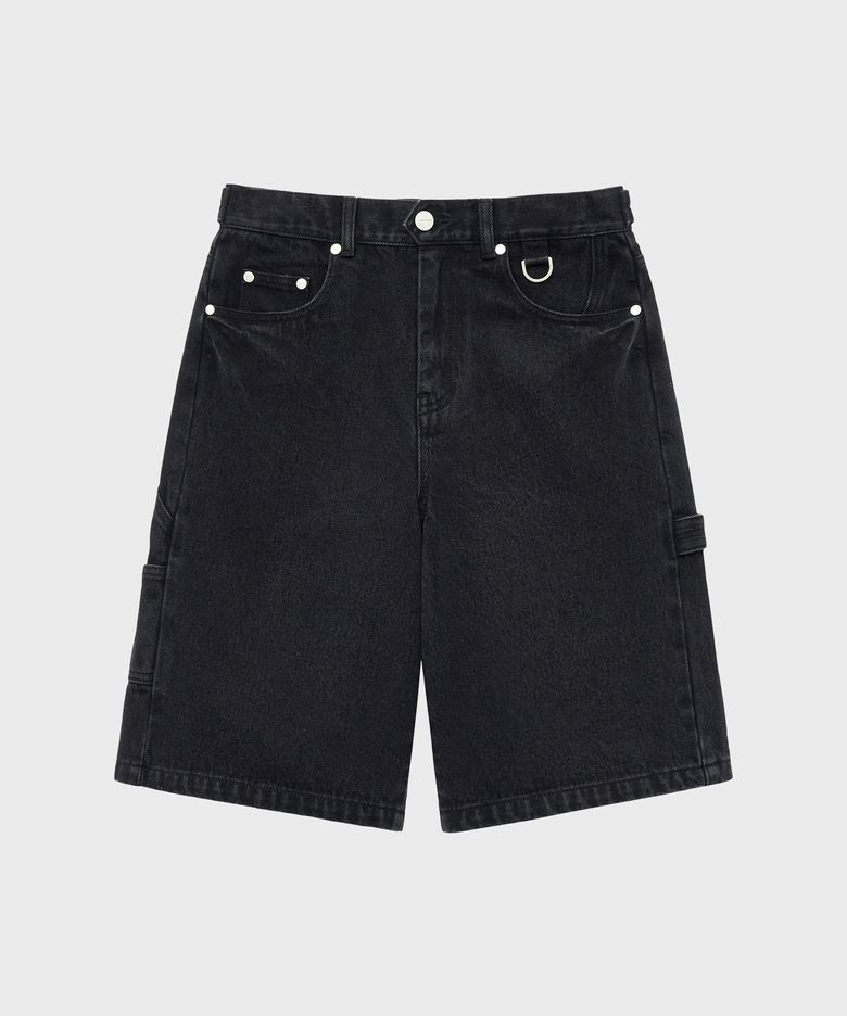 CARPENTER DENIM SHORTS BLACK (VH2EMUPA60A)