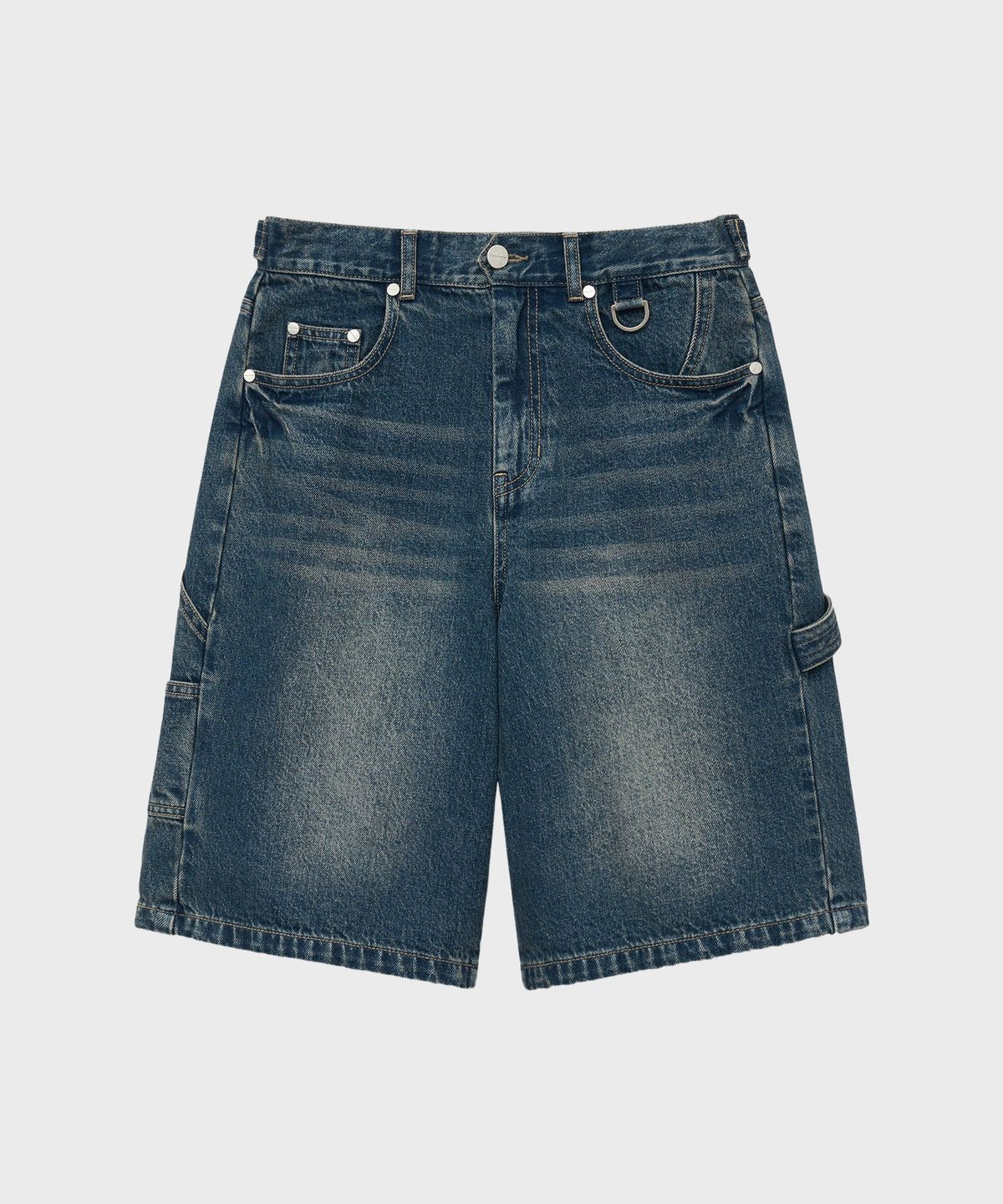 더바이닐하우스(THEVINYLHOUSE) CARPENTER DENIM SHORTS BLUE (VH2EMUPA60A)