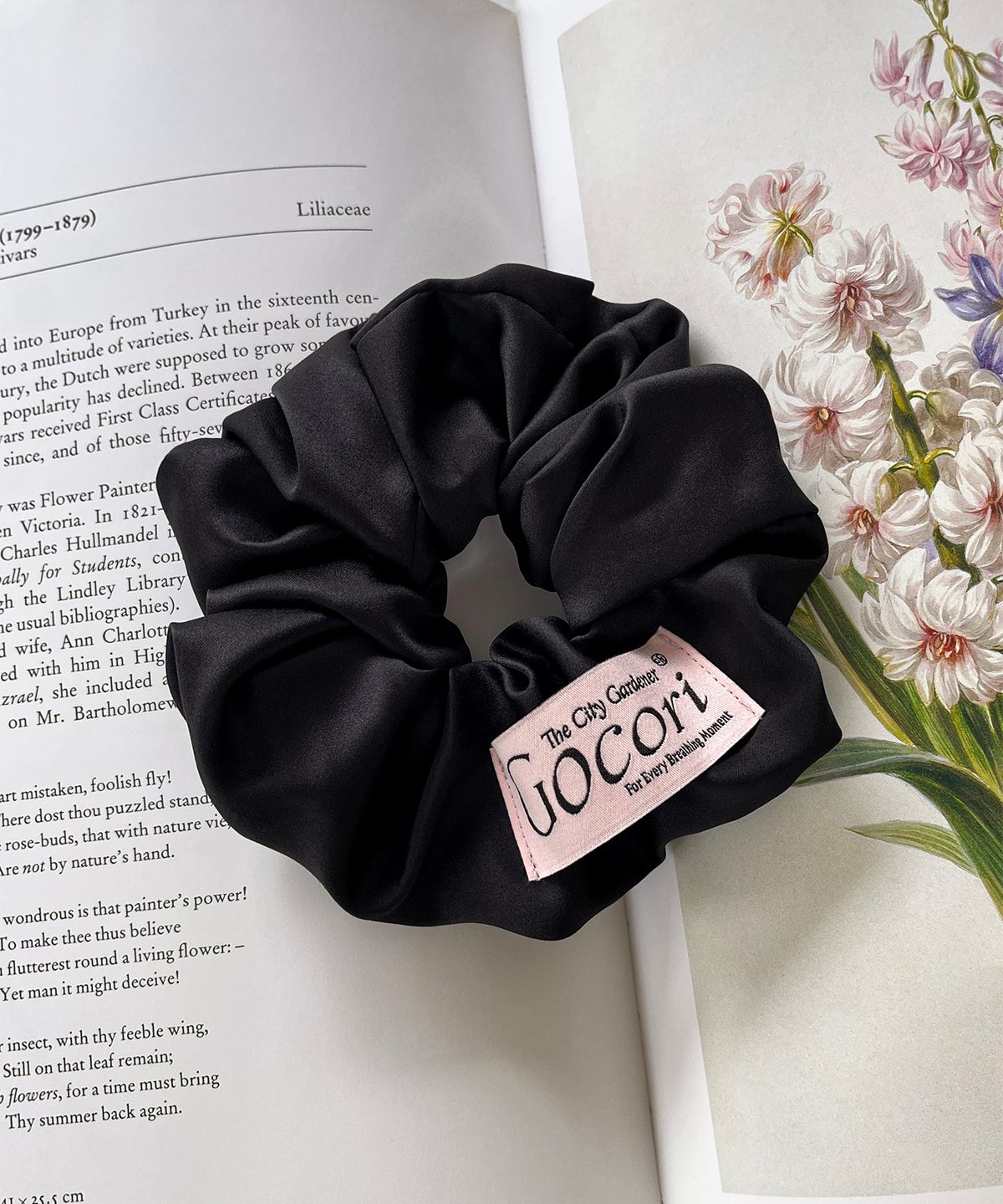 고코리(GOCORI) PINK LABEL SATIN SCRUNCHIE 스크런치