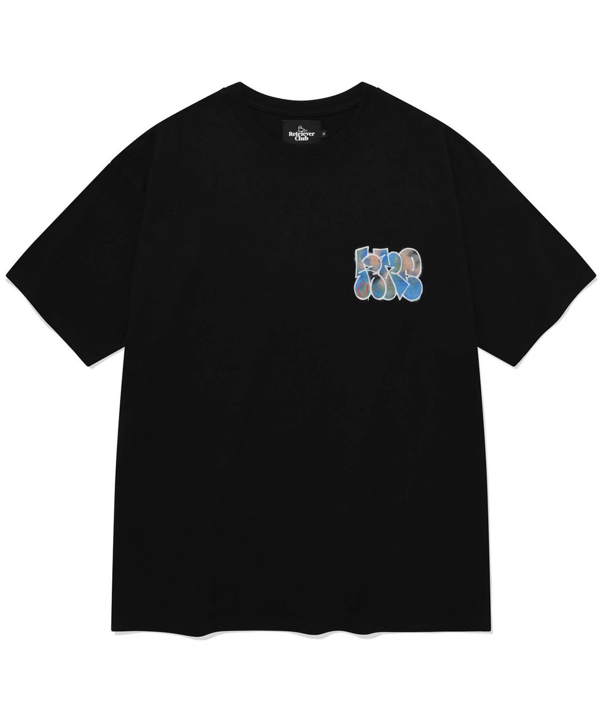 리트리버클럽(RETRIEVER CLUB) GRAFFITI RRC TEE [BLACK]