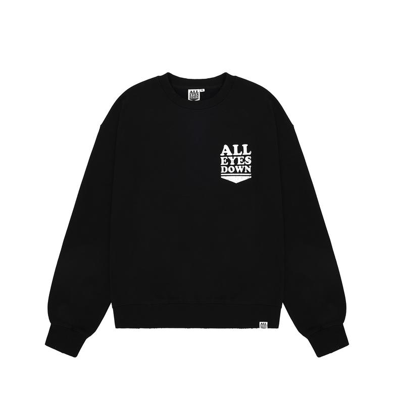 CRACK LOGO SWEATSHIRTS(Black)
